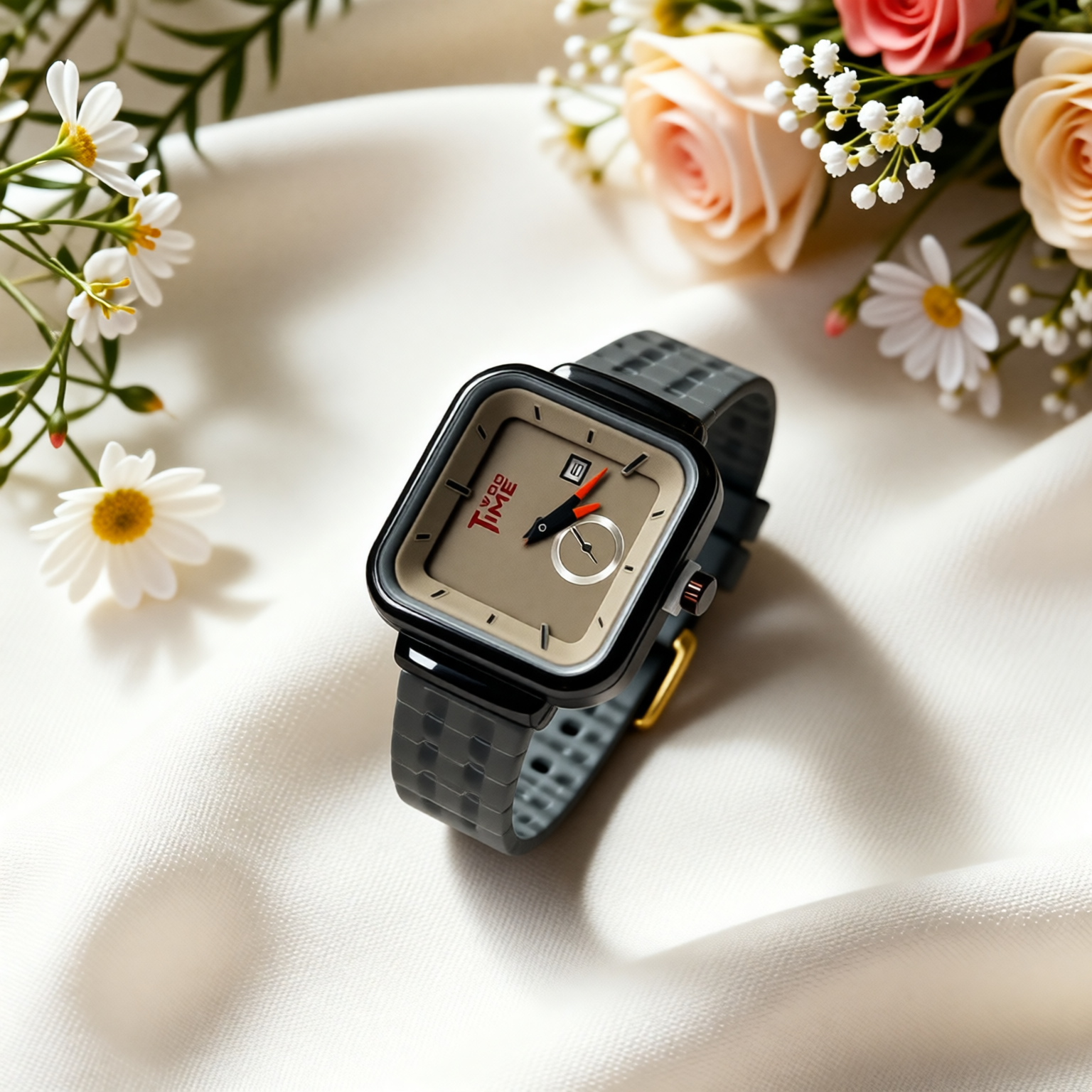 minimal square dial watch minimal square dial watch